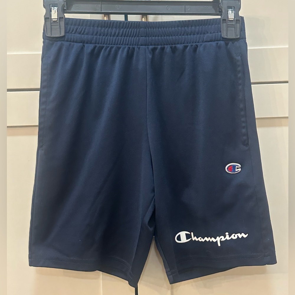 Champion boys Navy Athletic Shorts-S